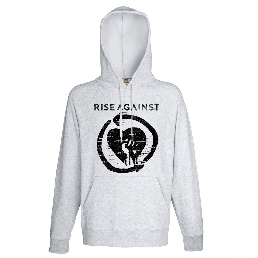 Rise Against (Distressed Heartfist) Hoodie