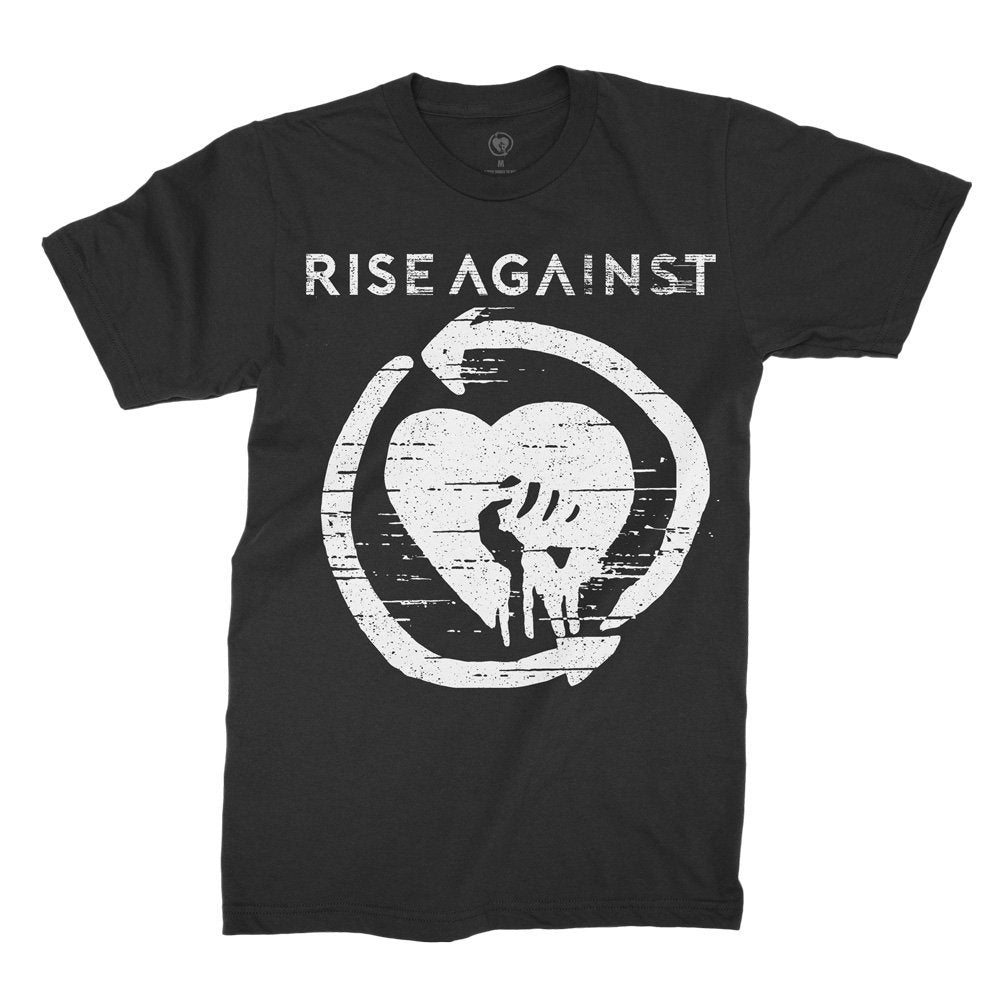 Rise Against (Distressed Heartfist) T-Shirt